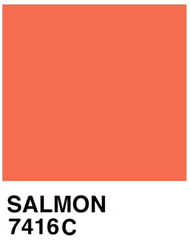 color salmon pantone