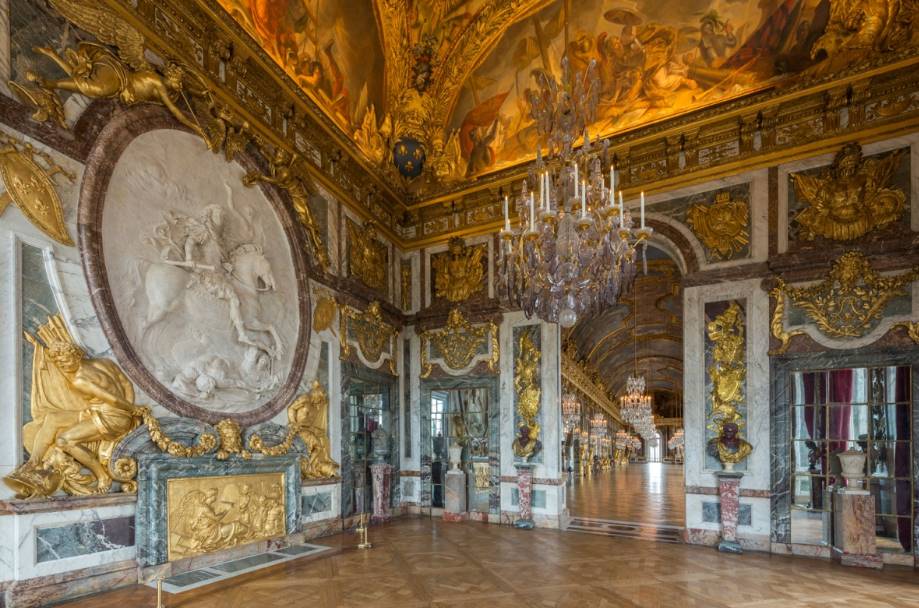 estilo barroco  sala de los espejos versailles