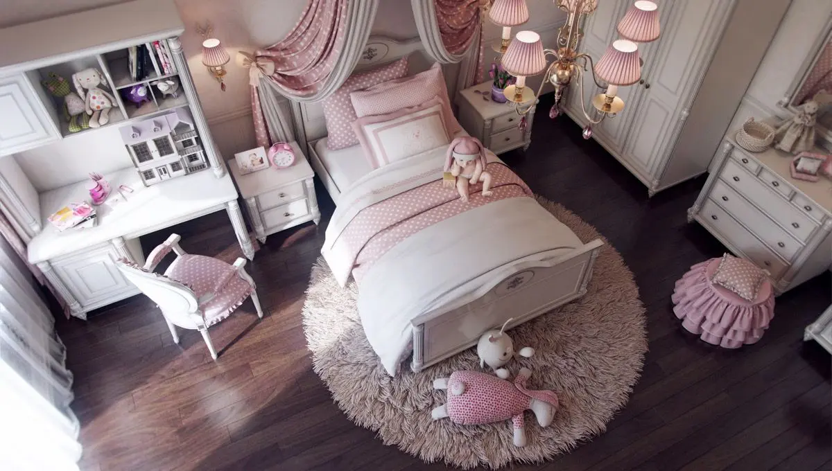 alfombras rosas para dormitorio