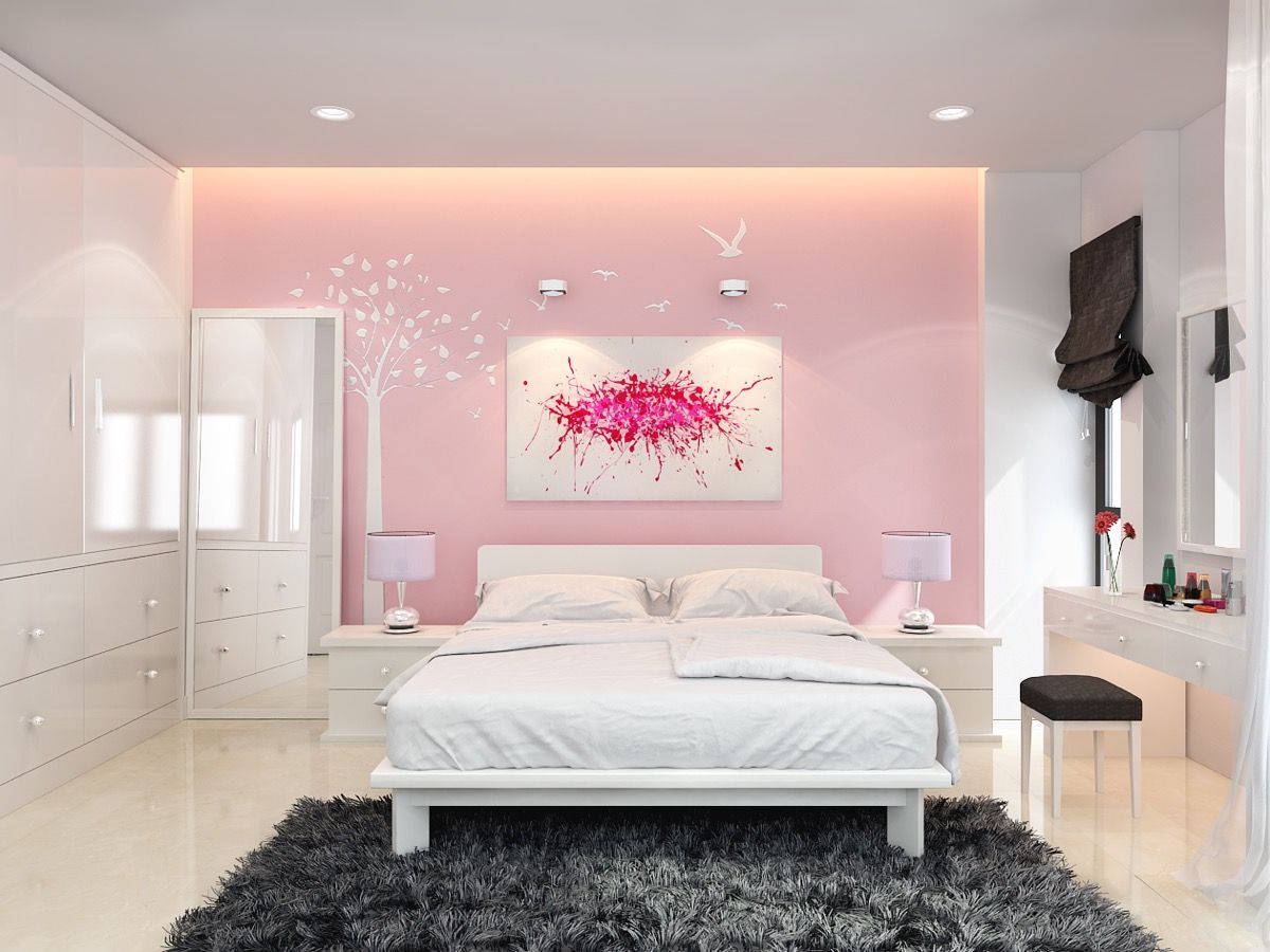 arte rosa para el hogar