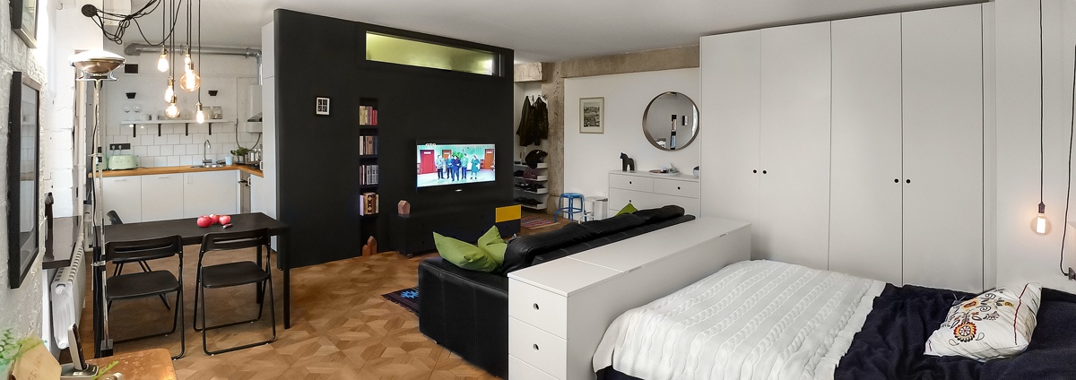 tiny modern apartment